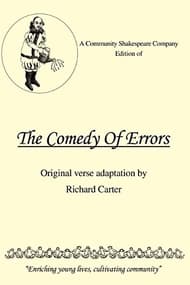 A Community Shakespeare Company Edition Of The Comedy Of Errors Book Cover