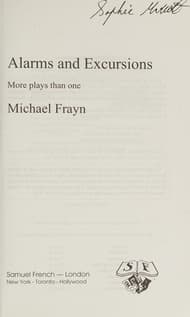 Alarms and Excursions (Acting Edition) Book Cover