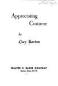 Appreciating Costume Book Cover