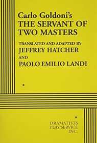 Carlo Goldoni's The Servant Of Two Masters Book Cover
