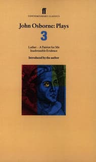 Luther ; A Patriot For Me And Inadmissible Evidence Book Cover