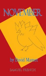 November (Mamet) Book Cover