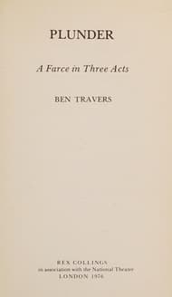 Plunder Book Cover