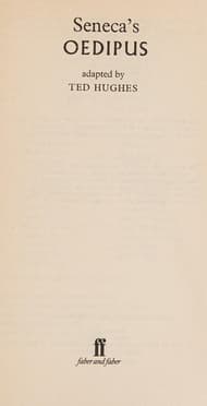 Seneca's Oedipus Book Cover