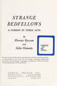 Strange Bedfellows Book Cover