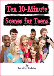 Ten 10-Minute Scenes for Teens Book Cover