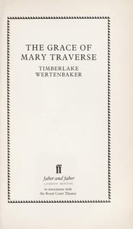 The Grace of Mary Traverse Book Cover