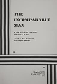 The Incomparable Max Book Cover