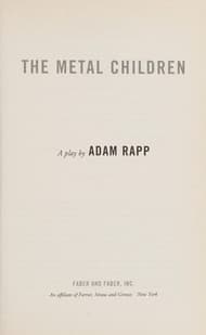 The Metal Children: A Play Book Cover