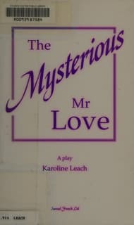 The Mysterious Mr Love Book Cover