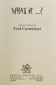 What If-- ? Book Cover