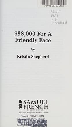 $38,000 For A Friendly Face Book Cover