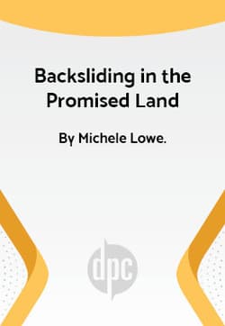 Backsliding In The Promised Land Book Cover