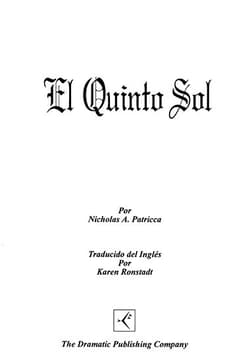 El Quinto Sol Book Cover