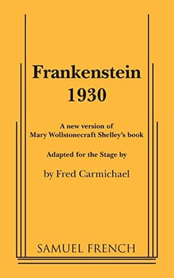 Frankenstein 1930 Book Cover
