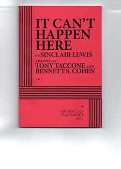 It Can't Happen Here Book Cover