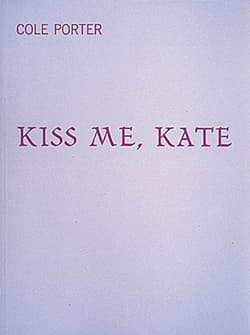 Kiss Me, Kate Book Cover