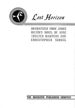 Lost Horizon Book Cover