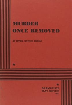 Murder Once Removed Book Cover