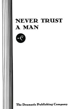 Never Trust A Man Book Cover