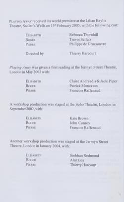 Playing Away Book Cover