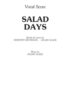 Salad Days (Vocal Score) Book Cover