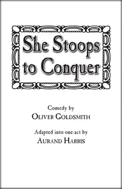 She Stoops to Conquer Book Cover