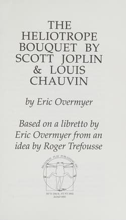 The Heliotrope Bouquet by Scott Joplin and Louis Chauvin Book Cover