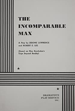 The Incomparable Max Book Cover