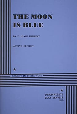 The Moon Is Blue Book Cover