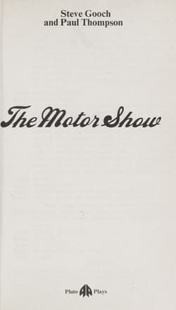 The Motor Show Book Cover