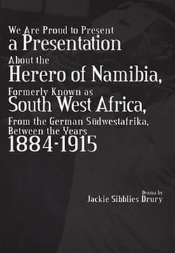We Are Proud to Present a Presentation About the Herero of Namibia, Formerly Known as South West Africa, From the German Sudwest Book Cover
