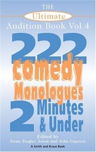 222 Comedy Monologues 2 Minutes & Under Book Cover