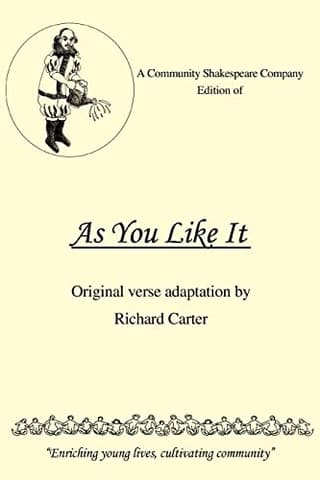 A Community Shakespeare Company Edition Of As You Like It Book Cover