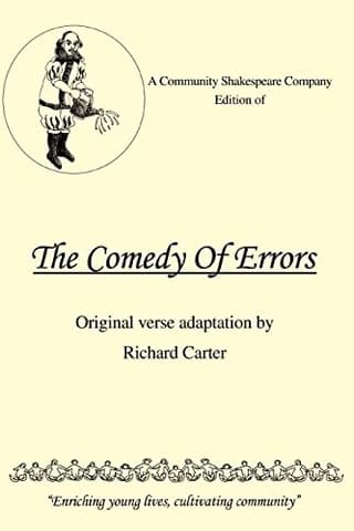 A Community Shakespeare Company Edition Of The Comedy Of Errors Book Cover