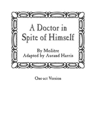 A Doctor in Spite of Himself Book Cover