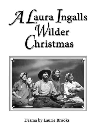 A Laura Ingalls Wilder Christmas Book Cover