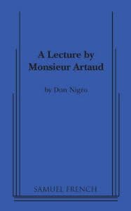 A Lecture by Monsieur Artaud Book Cover