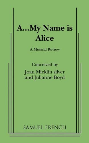 A-- My Name Is Alice Book Cover