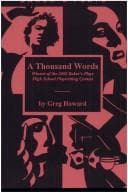 A Thousand Words Book Cover