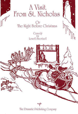 A Visit From St. Nicholas or The Night Before Christmas Book Cover