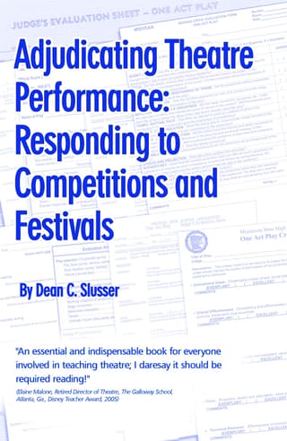 Adjudicating Theatre Performance: Responding to Competitions and Festivals Book Cover