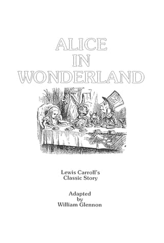 Alice in Wonderland Book Cover