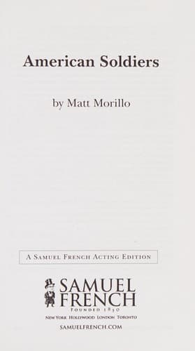 American Soldiers Book Cover