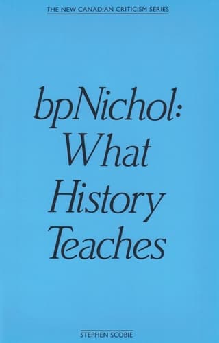 Bpnichol Book Cover