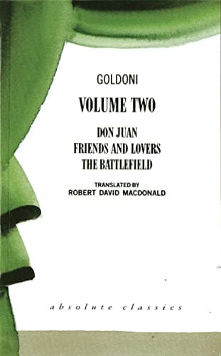 Carlo Goldoni, Volume Two Book Cover
