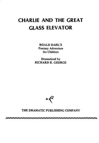 Charlie and the Great Glass Elevator Book Cover