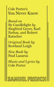 Cole Porter's You Never Know Book Cover