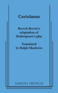 Coriolanus (Brecht) Book Cover