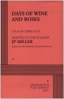 Days Of Wine And Roses Book Cover